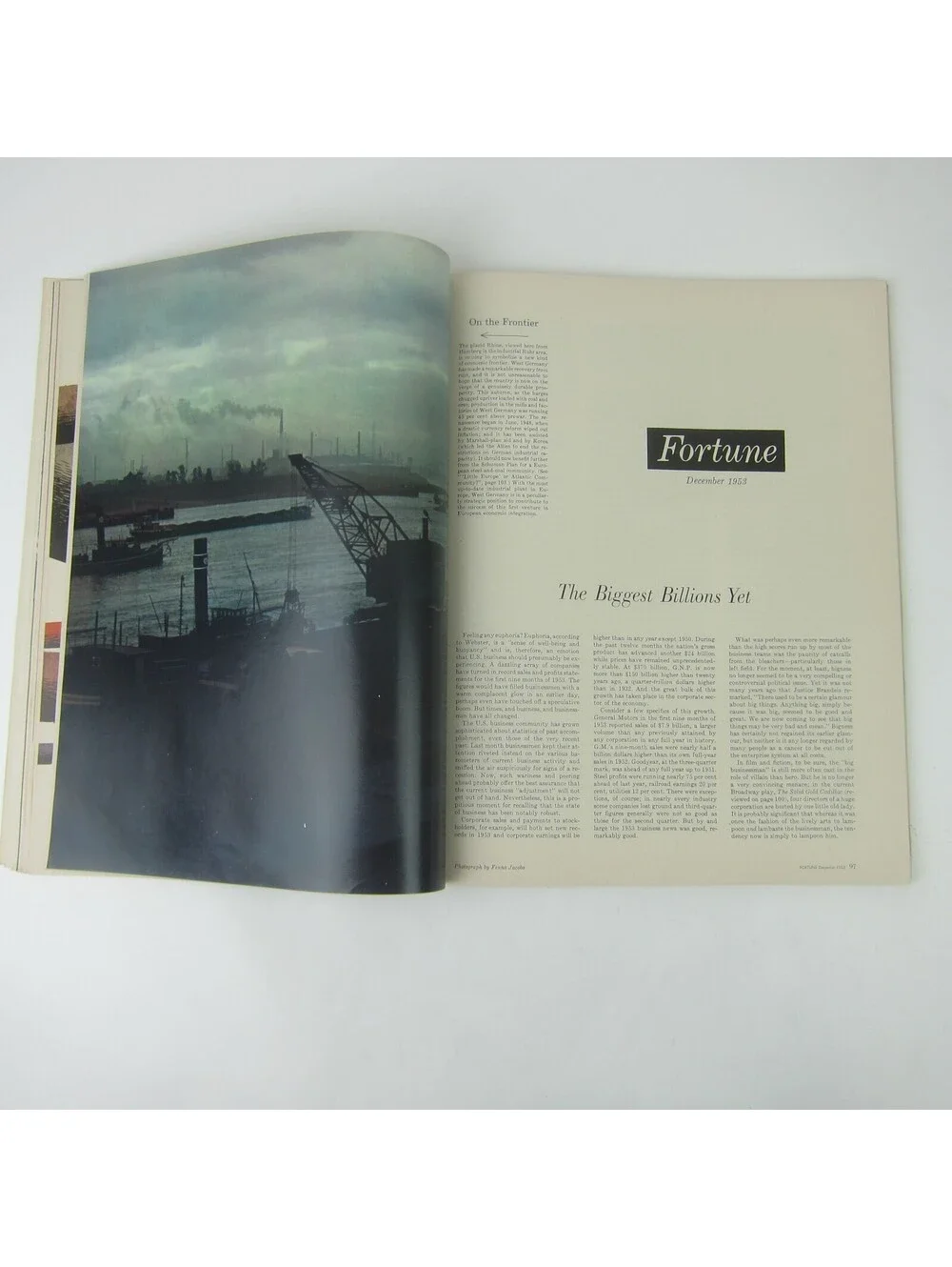 Vintage FORTUNE Magazine December 1953 Nash Seagrams Chevy GE American Airlines